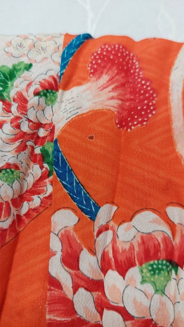 NK33アンティーク子供着物正絹着丈120センチ裄丈53センチ