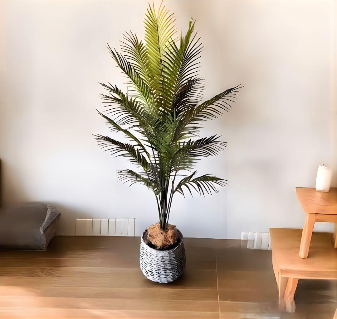 光触媒　人工観葉植物　ウォールグリーン　フェイクグリーン　アレカヤシ15060