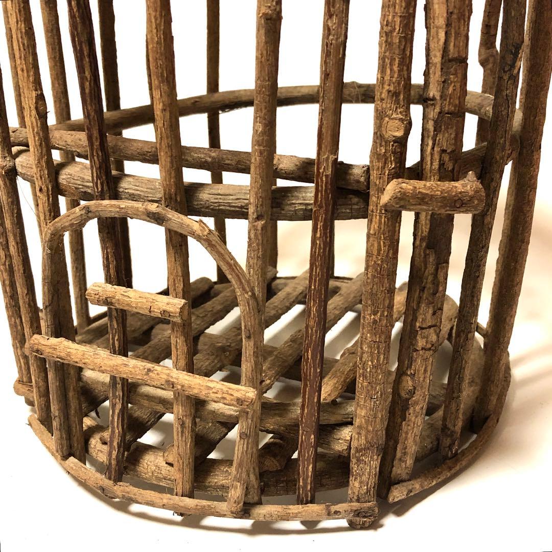 ■インテリア・オブジェ■木製　とりかご・鳥籠■木工芸・かわいい