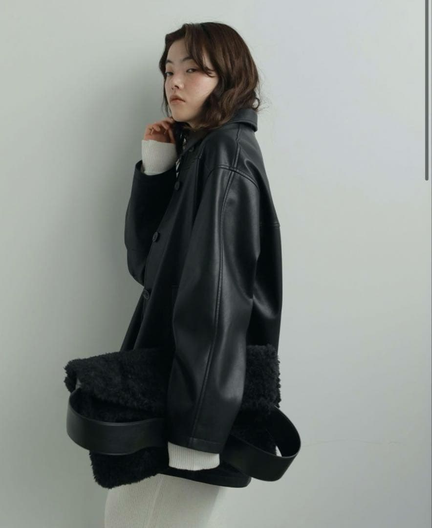 ジャケット・アウター anuke Ecoleather Over Jacket 36