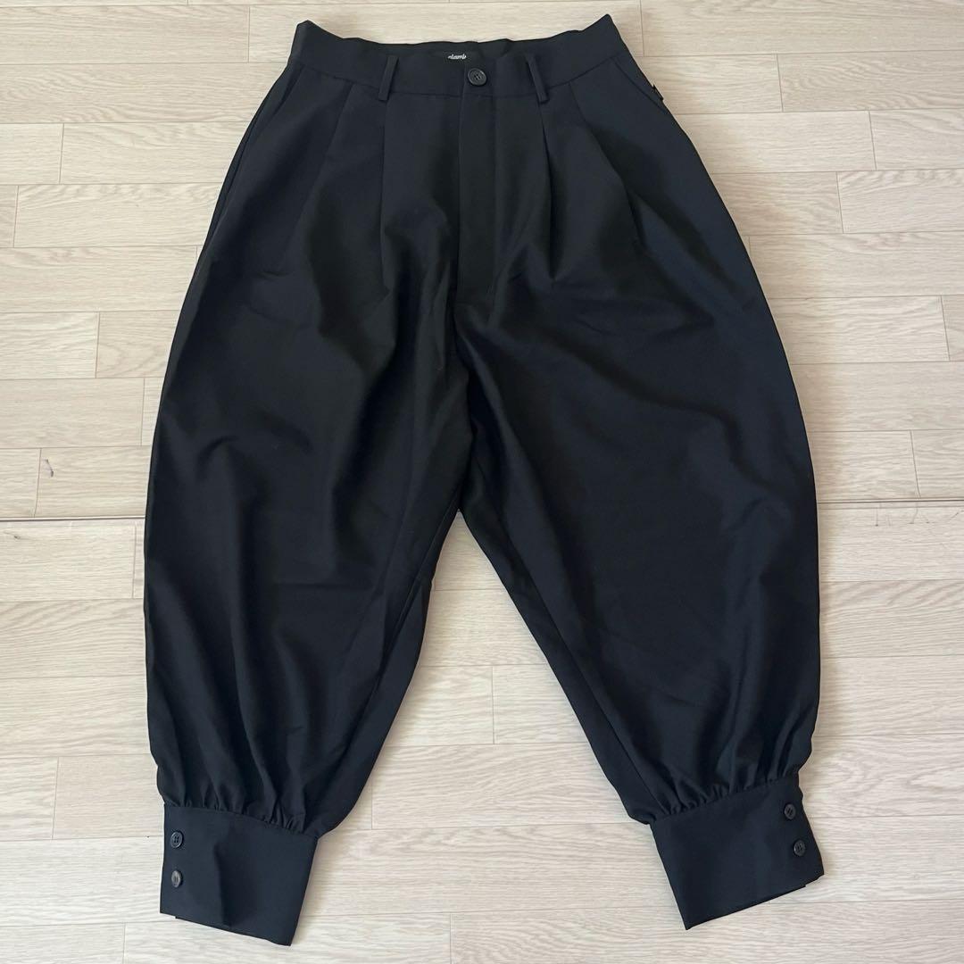 未使用タグ付き glamb グラム デフォームシャツセットアップ Mサイズ 黒