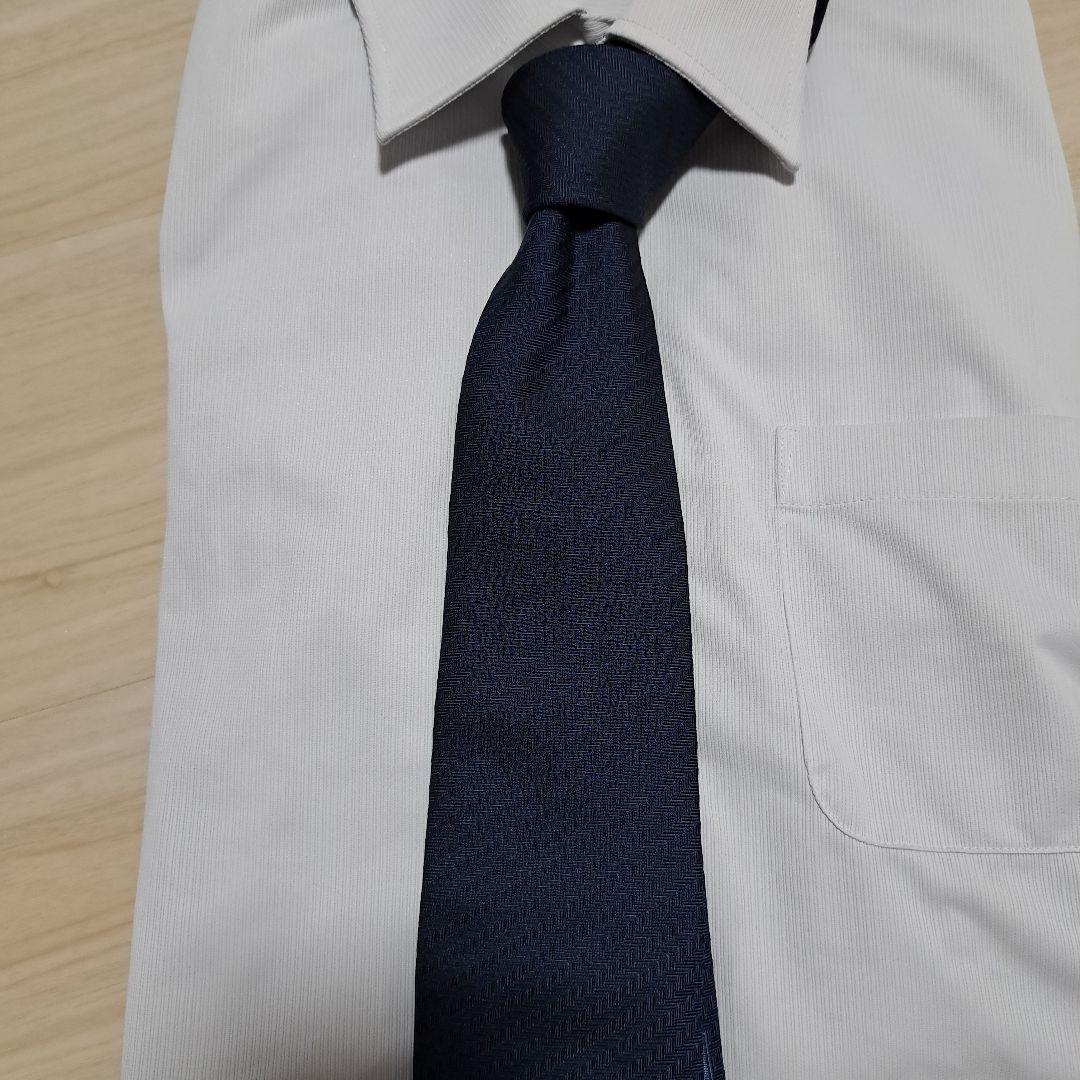 JOHN LOBB ジョンロブ ネイビー 　ネクタイ