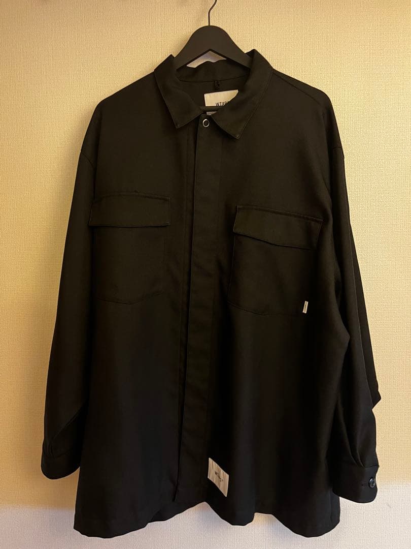 WTAPS 221BRDT-SHM03 黒 04 美品 シャツ