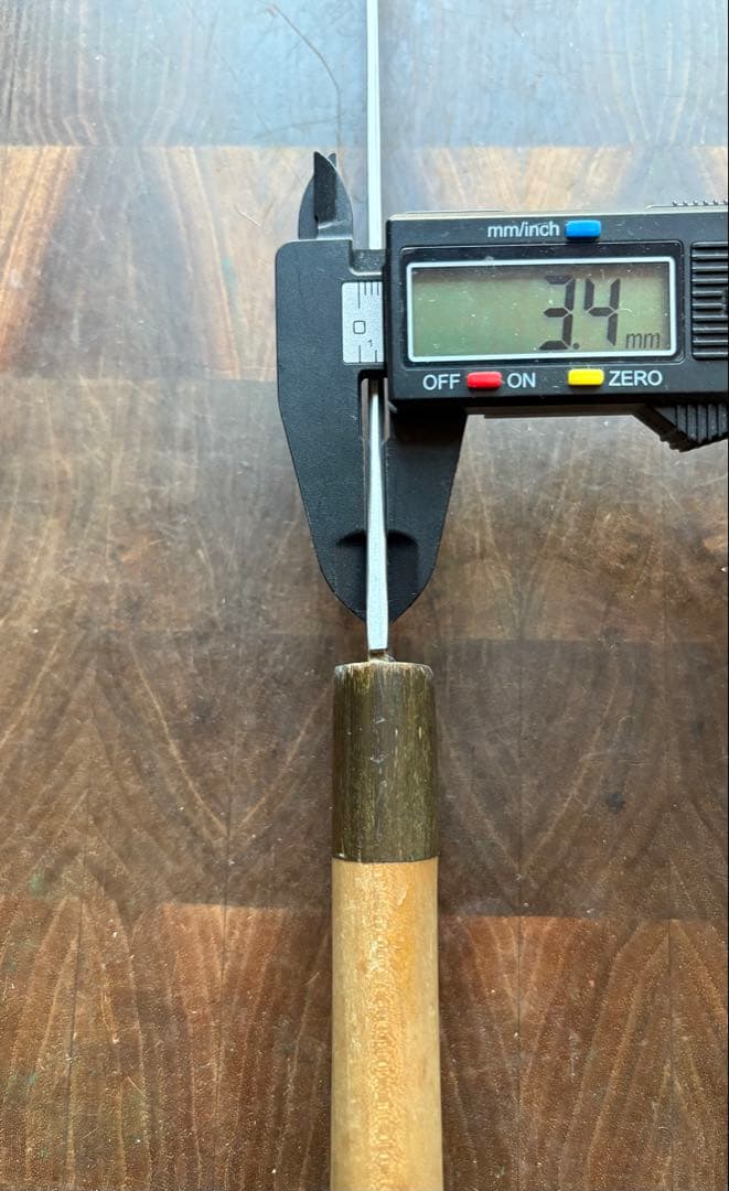 越後打刃物　武久　ケンムキ　165mm 5寸半　包丁　和包丁　白鋼　研ぎ済