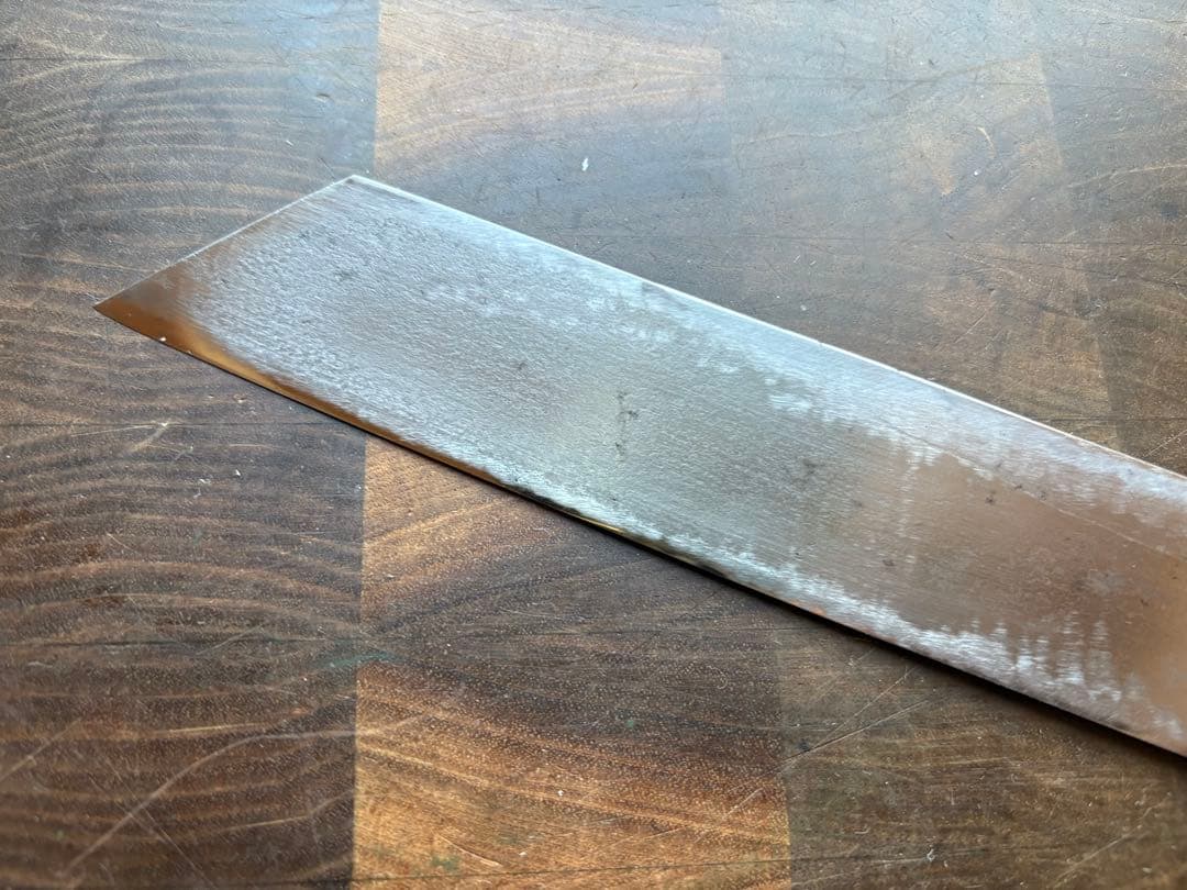 越後打刃物　武久　ケンムキ　165mm 5寸半　包丁　和包丁　白鋼　研ぎ済