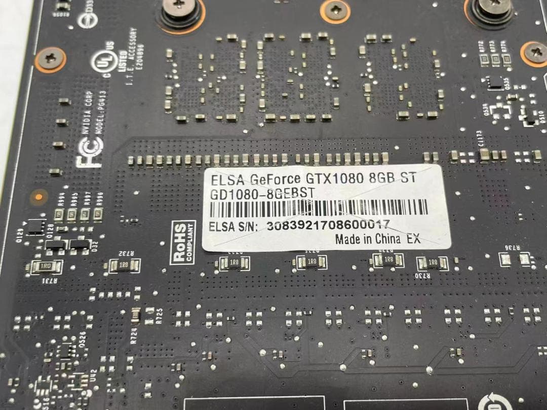 ELSA GeForce GTX1080 8GB グラフィックボード