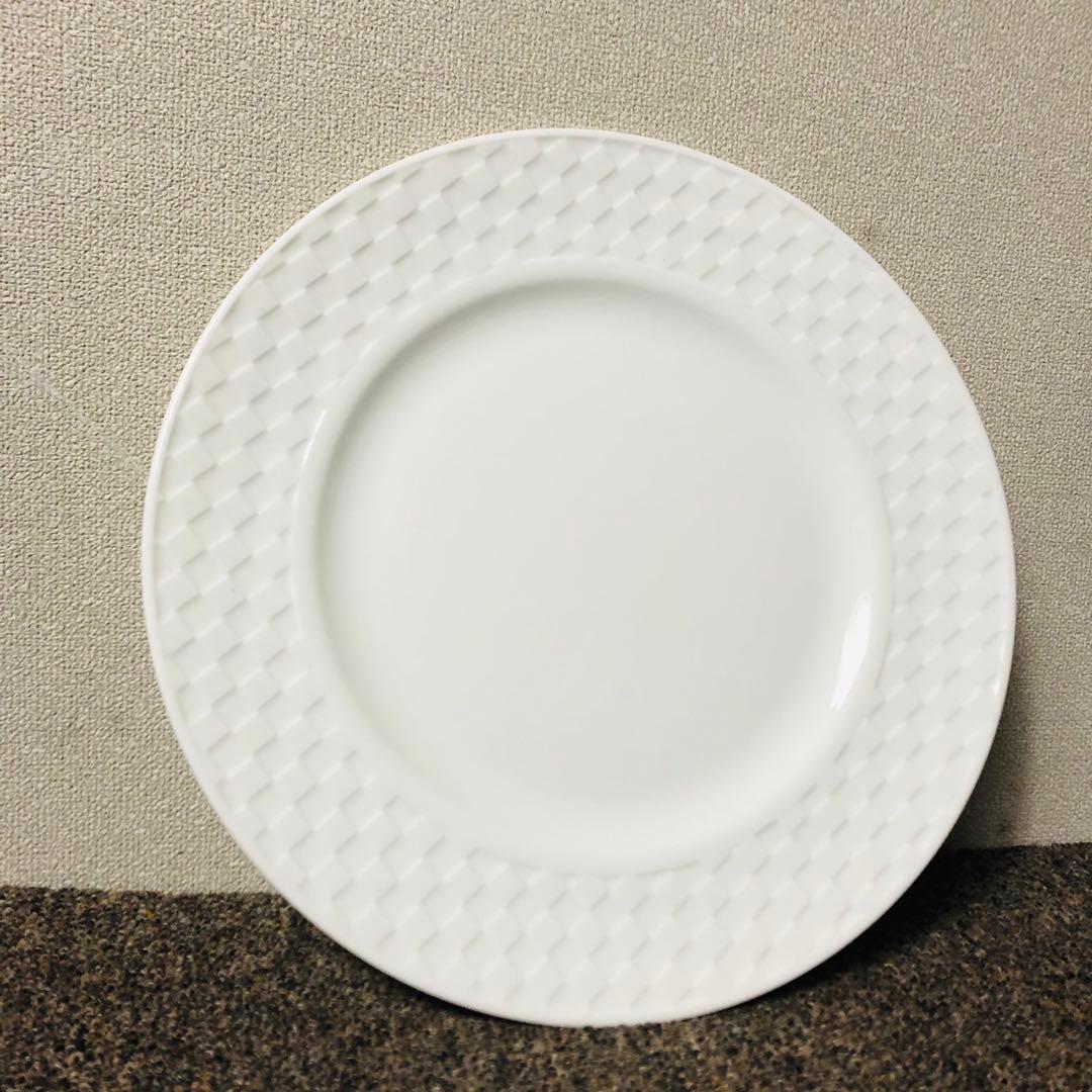 F3極美品✨ウエッジウッド NIGHT&DAY 大皿 ホワイトプレート 27cm