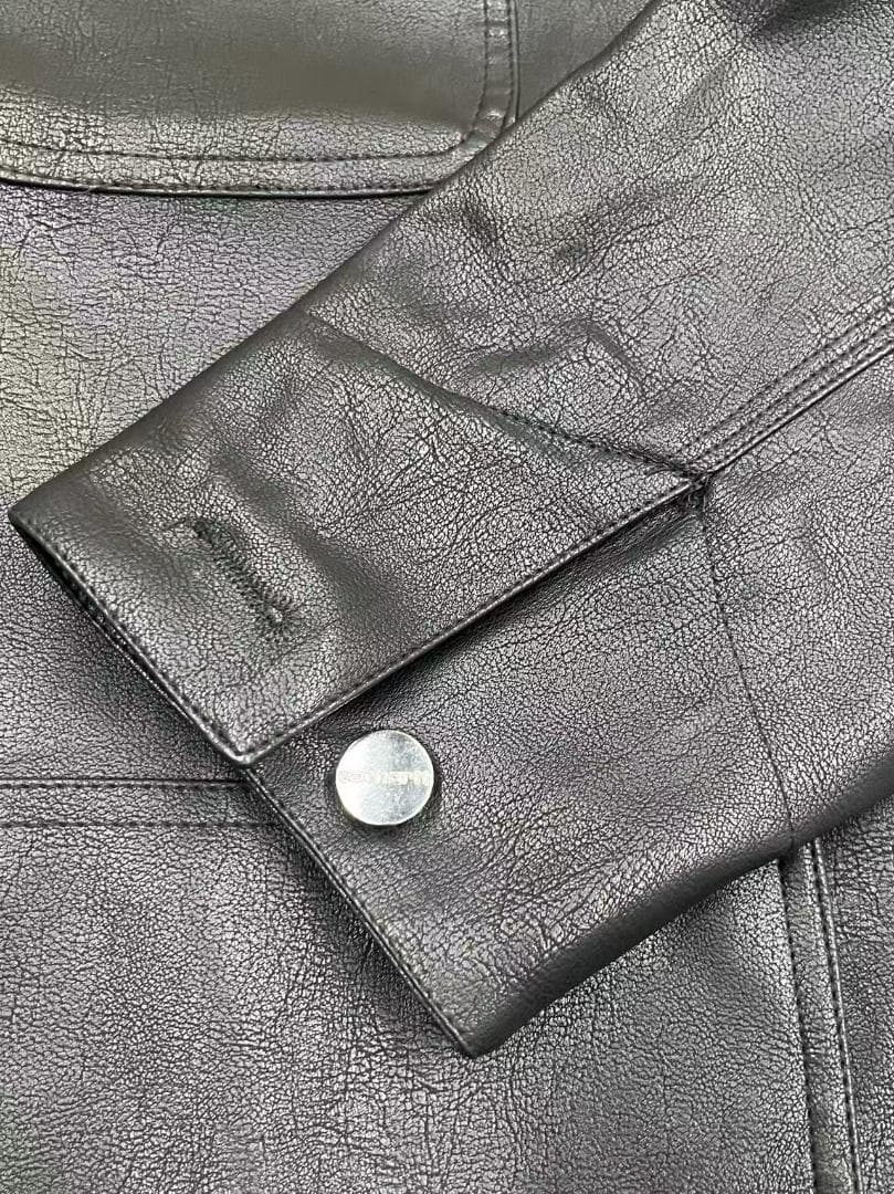 Carhartt WIP DETROIT ブラックレザージャケット Mサイズ