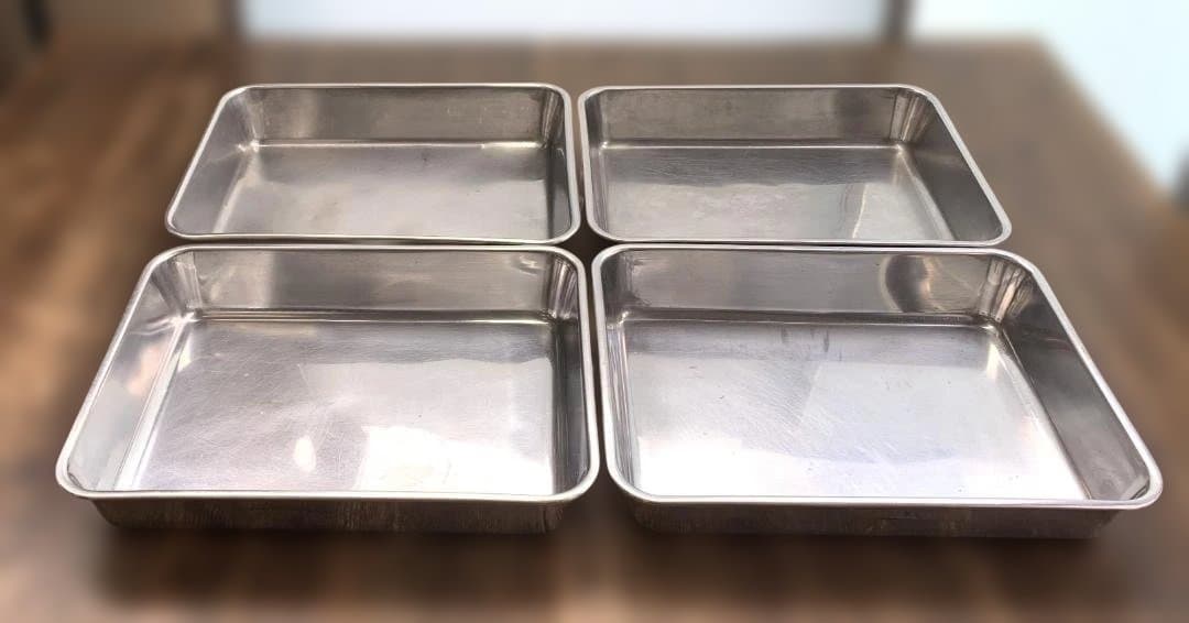 クローバー 18-8 角バット 6枚取×2・8枚取×2・10枚取×4 計8点