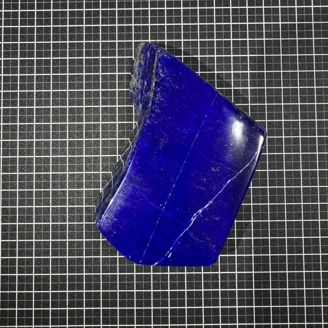 ☆ラピスラズリ☆5A☆金運☆約594g☆アフガニスタン産☆天然無着色☆磨き原石