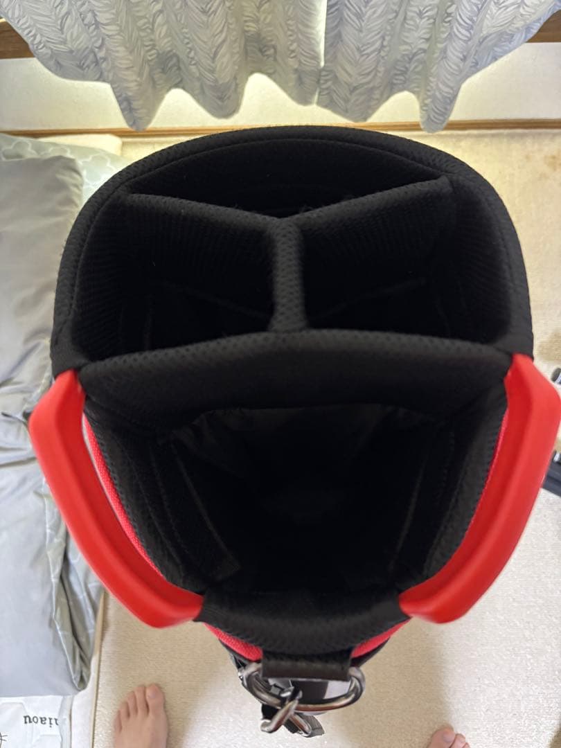 Srixon キャディバッグ ブラック/レッドGGC-S166 9.5型美品