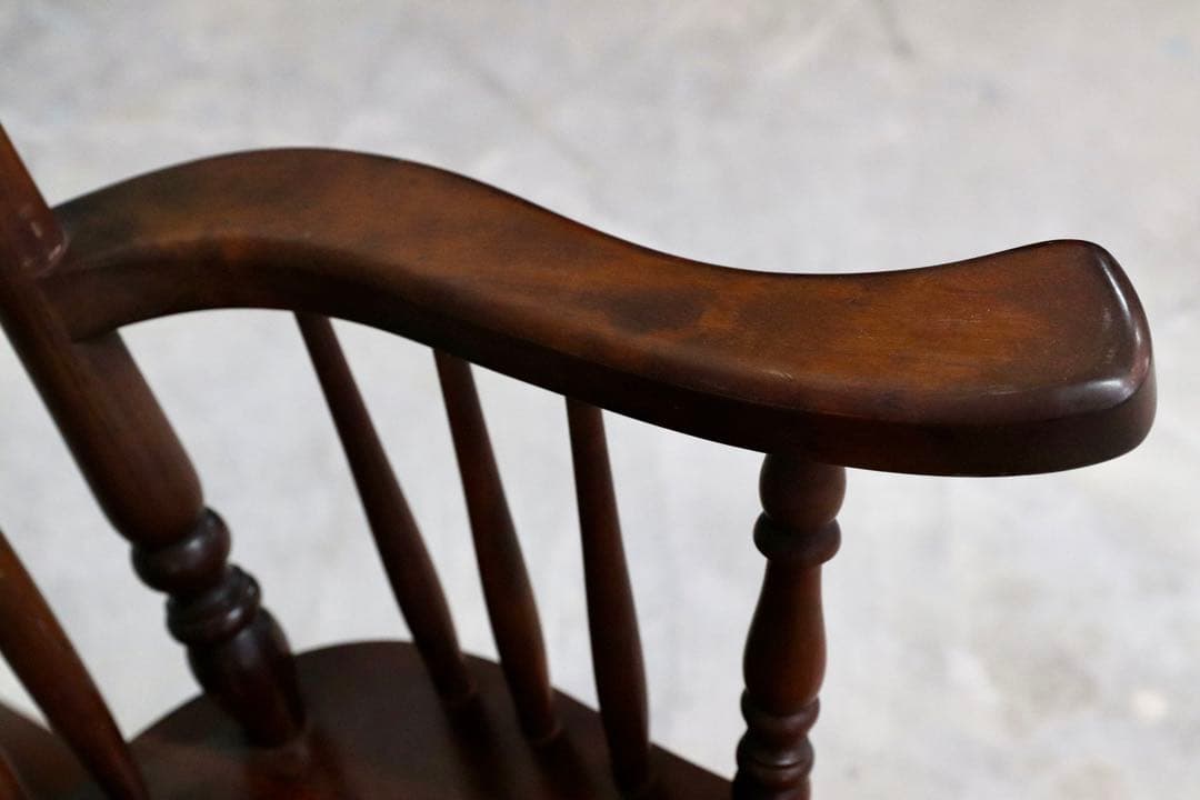 GMHK399○九州民芸家具 ロッキングチェア 揺り椅子 ミズメザクラ レトロ