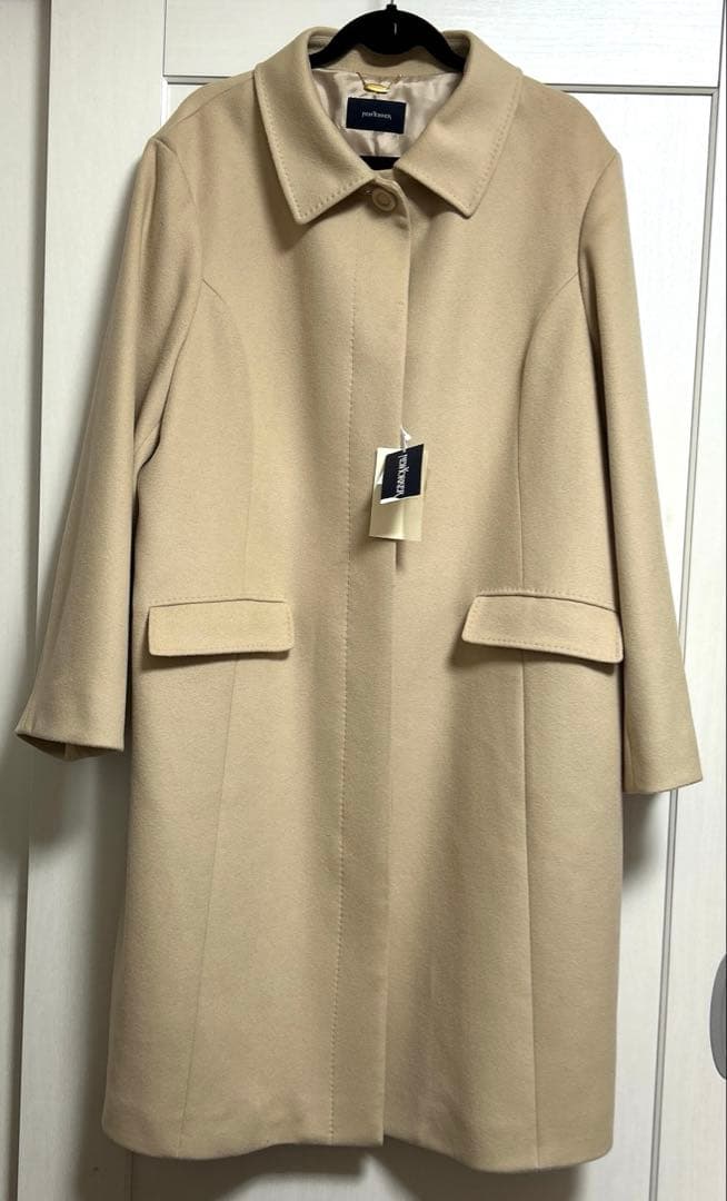 大きいサイズ　NEW YORKER ベージュ　ロングコート　25号