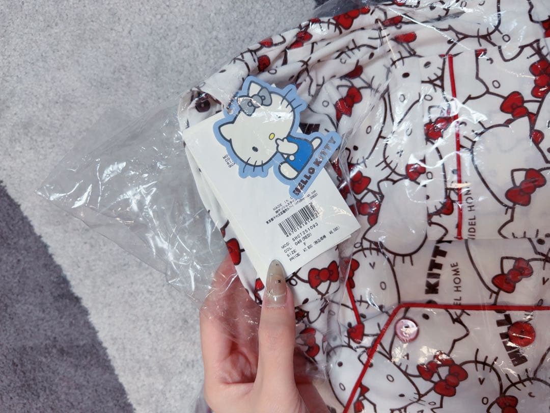 SNIDEL  スナイデルホーム【HELLO KITTY】総柄開襟シャツ