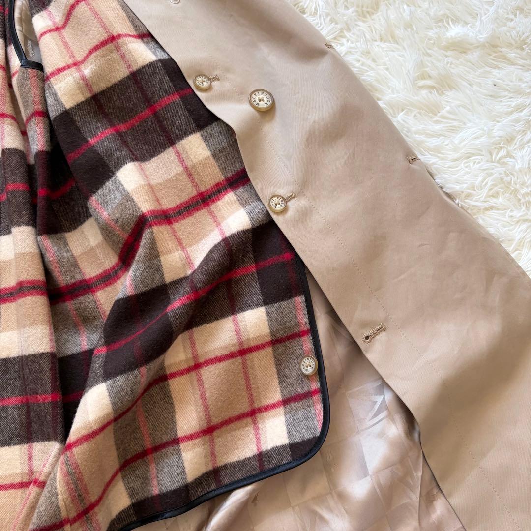 美品 マッキントッシュ ダブルトレンチコート 40 ベルト ライナー着脱可能