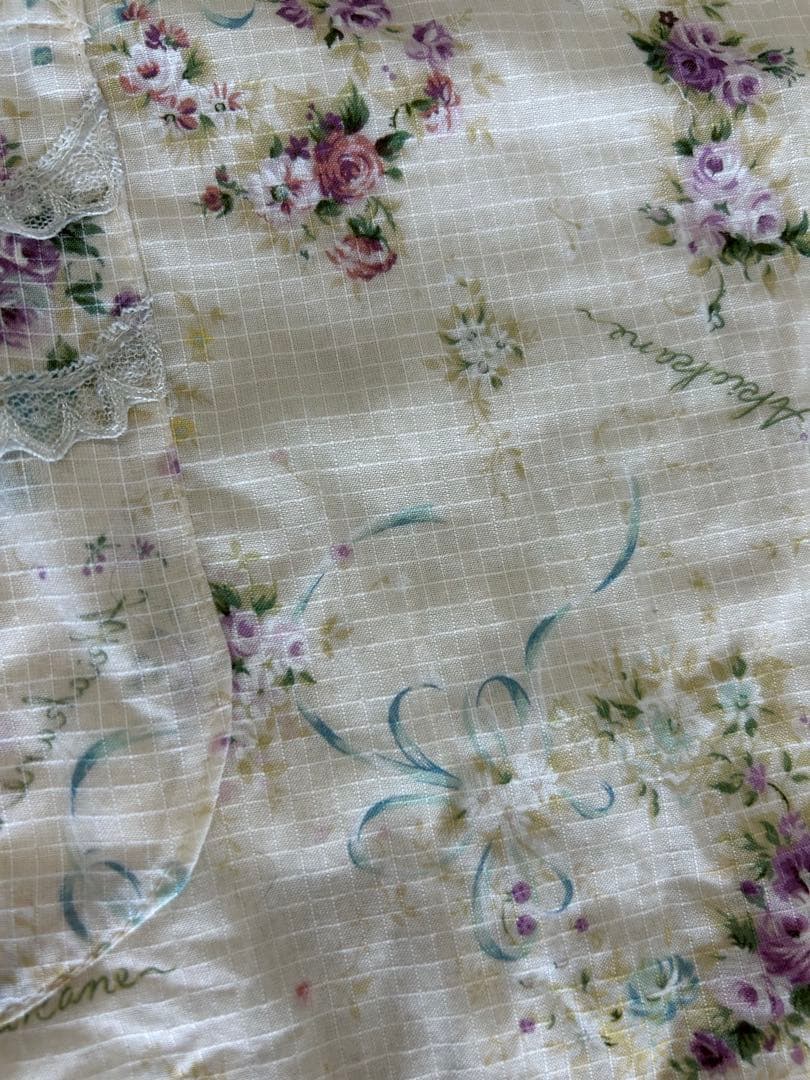 未使用さえらアキアカネ裏表リバーシブル☆レアレースフリルエプロン超可愛い素敵上品