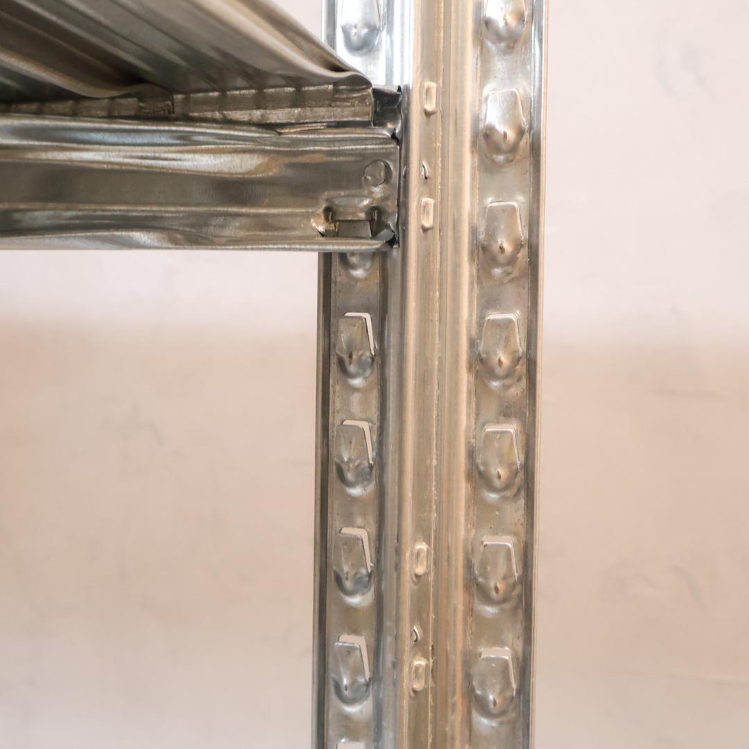 LSISTEM メタルシステム 4段ワイドシェルフ インダストリアル