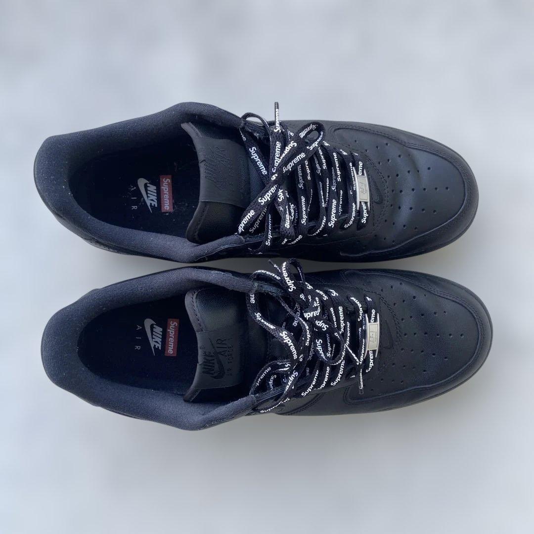 【最終】Nike Air Force 1 ブラック Supreme