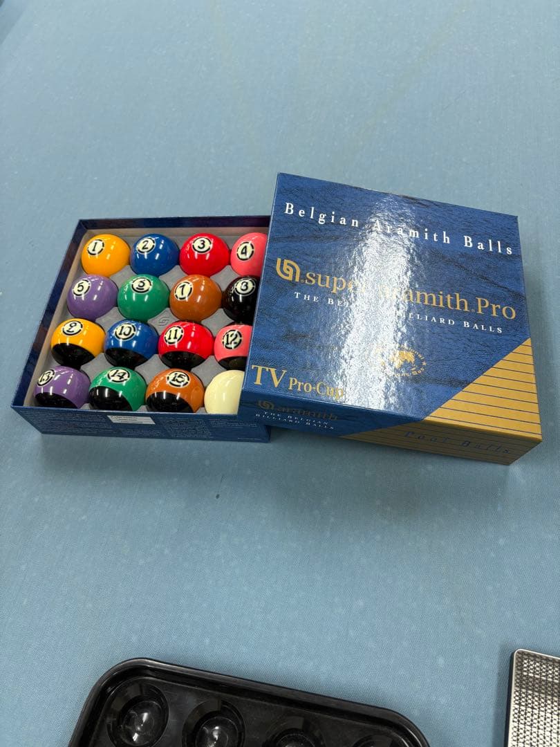 ビリヤード　ボール アラミストーナメント TV BLACK デュラミス