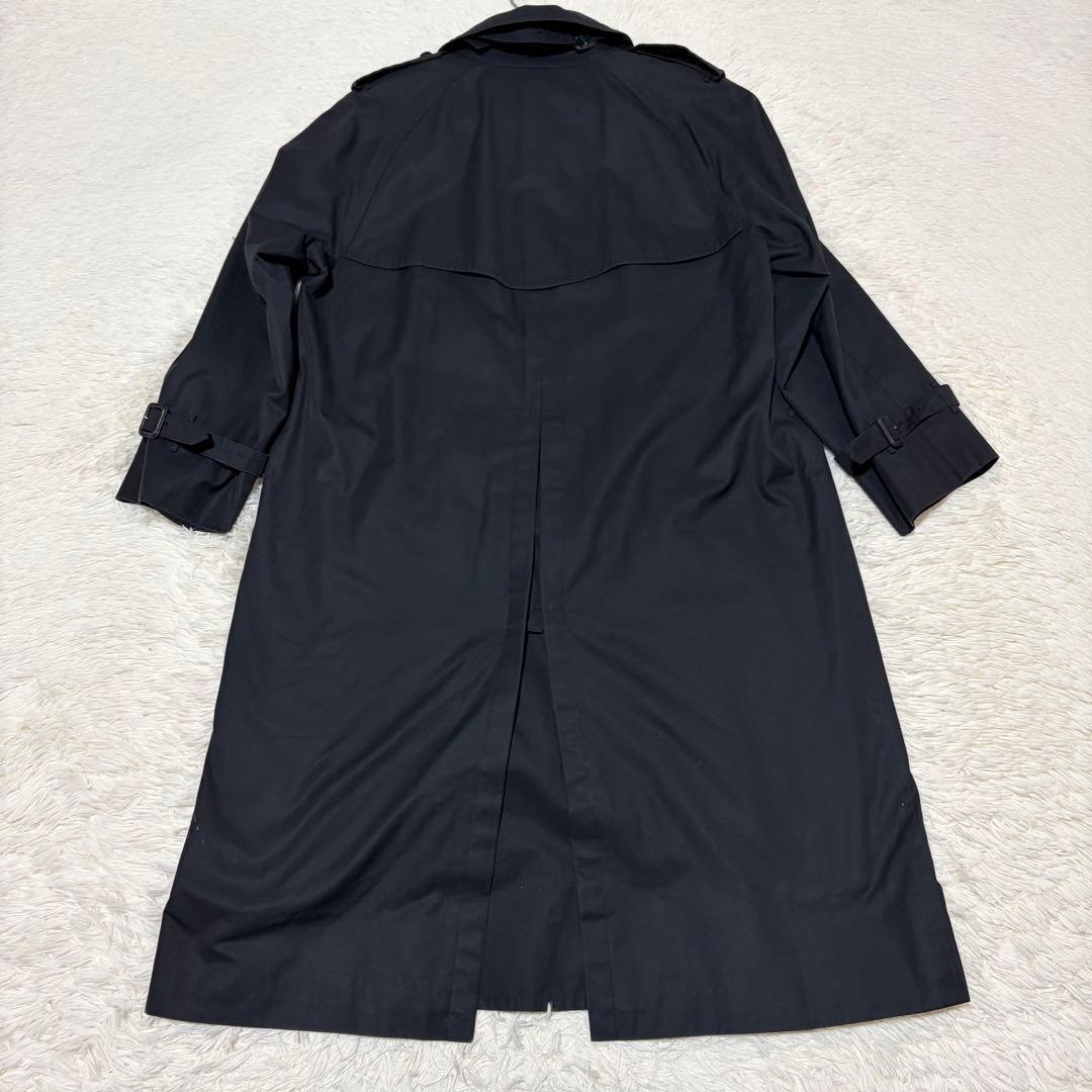美品　バーバリーロンドン　トレンチコート　ライナー　ノバチェック　ブラック　XL