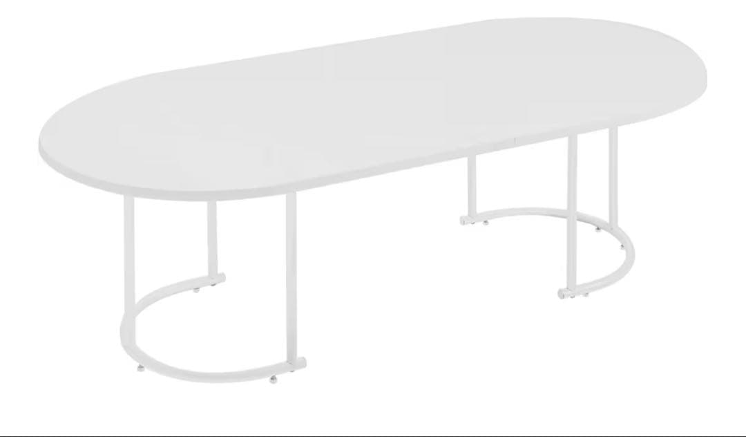 Roomn ホワイトダイニングテーブル 1200mm