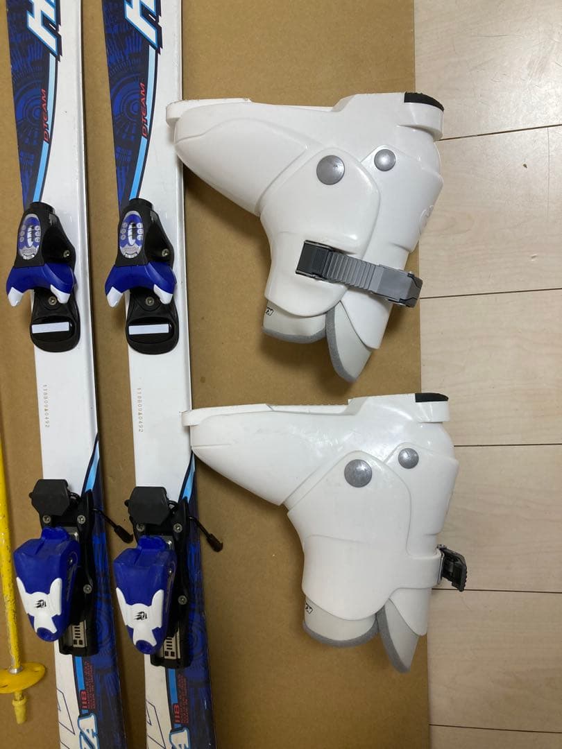 Hart キッズ用スキー118cmブーツ21cm ストック90cm　3点セット