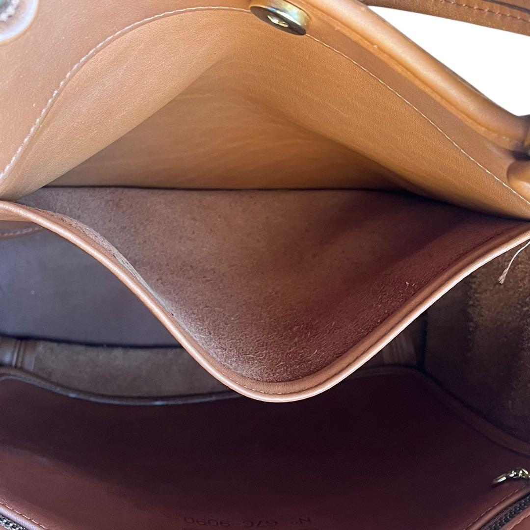 【美品】OLD COACH オールドコーチ レザートートバッグ USA 本革