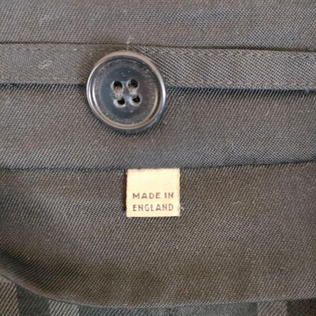 バーバリーロンドン トレンチコート ノバチェック 黒 英国製 XL 状態良好♪