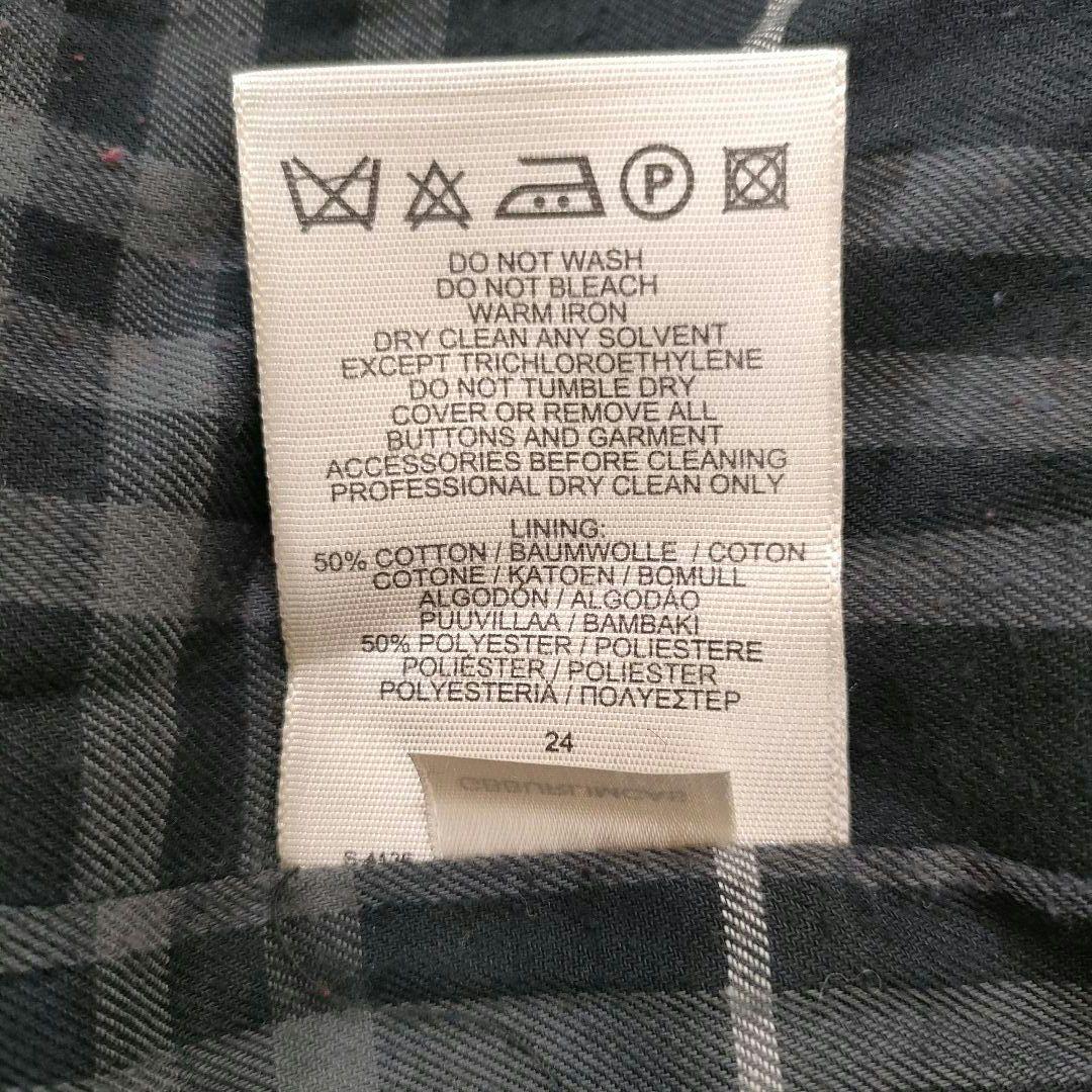 バーバリーロンドン トレンチコート ノバチェック 黒 英国製 XL 状態良好♪