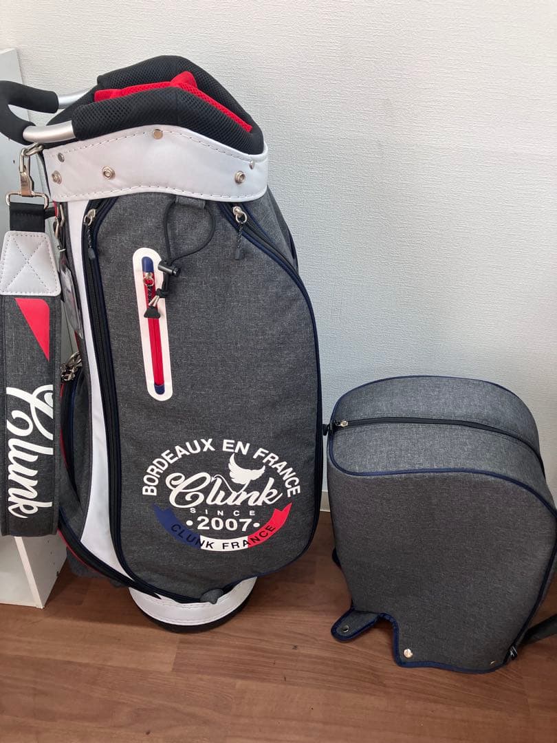 美品！【クランク/CLUNK】CL5HNC01 9.0型キャディーバッグ
