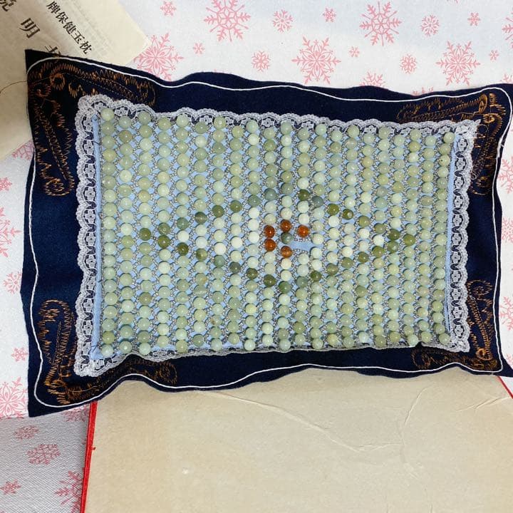 宫廷保健玉枕　玉石　翡翠　玉枕　稀少品　饰品