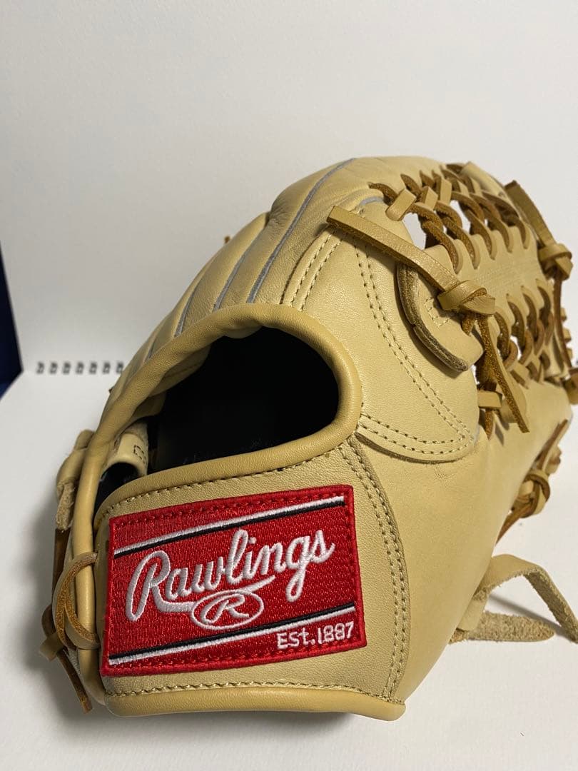 Rawlings プレミアムモデル 軟式グローブ キャメル　オールラウンド　左着