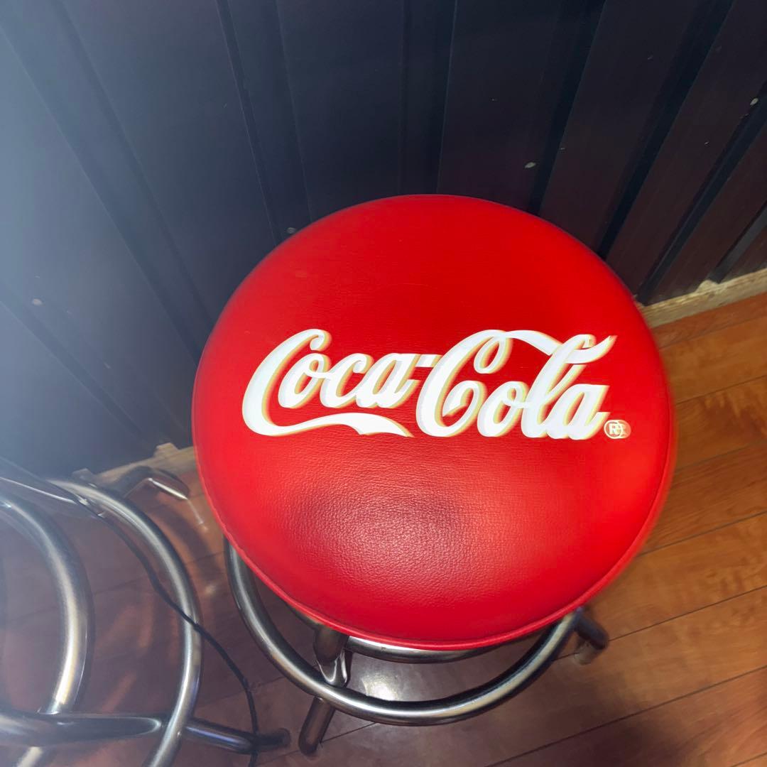 Coca-Cola バースツール 2脚セット
