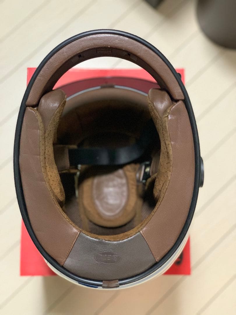 BELL BULLITT DLX ストライプパールホワイト　サイズXL