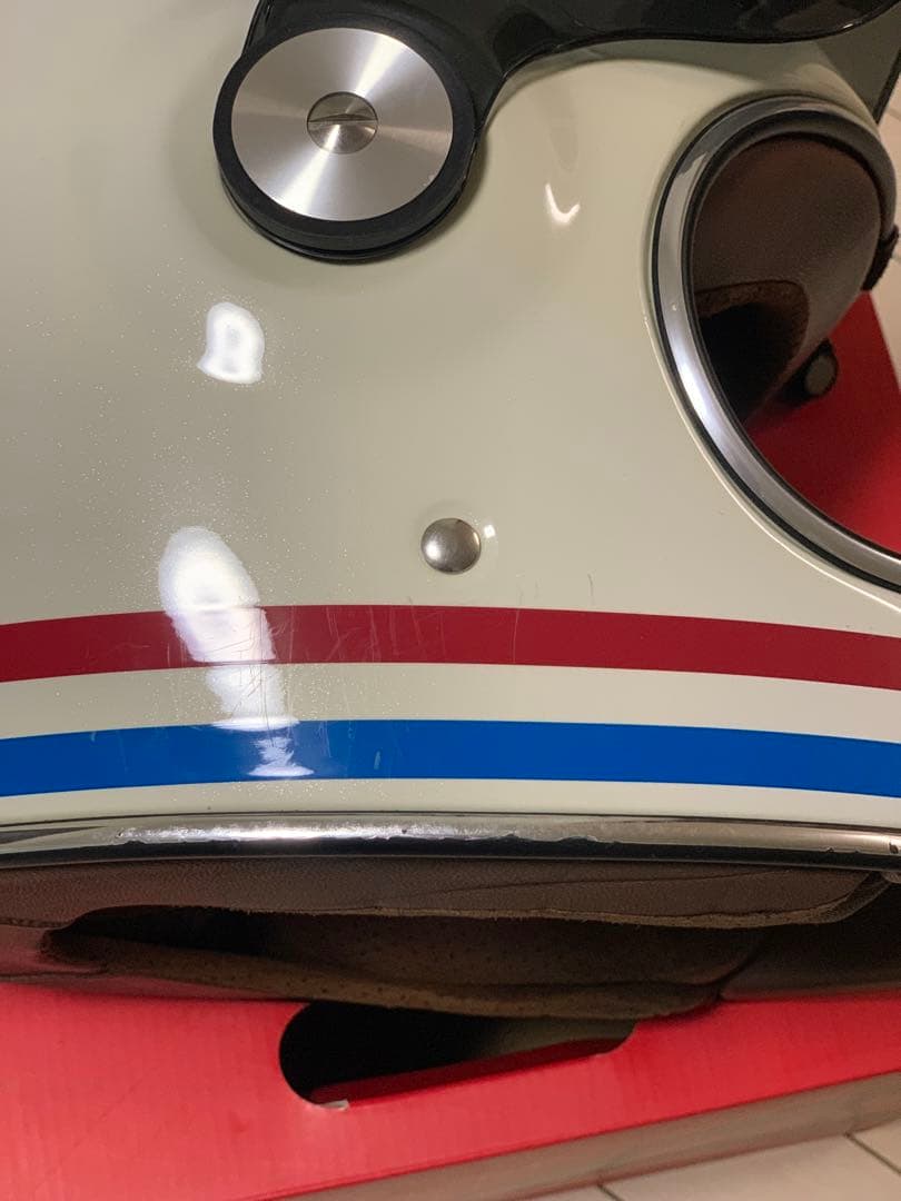 BELL BULLITT DLX ストライプパールホワイト　サイズXL