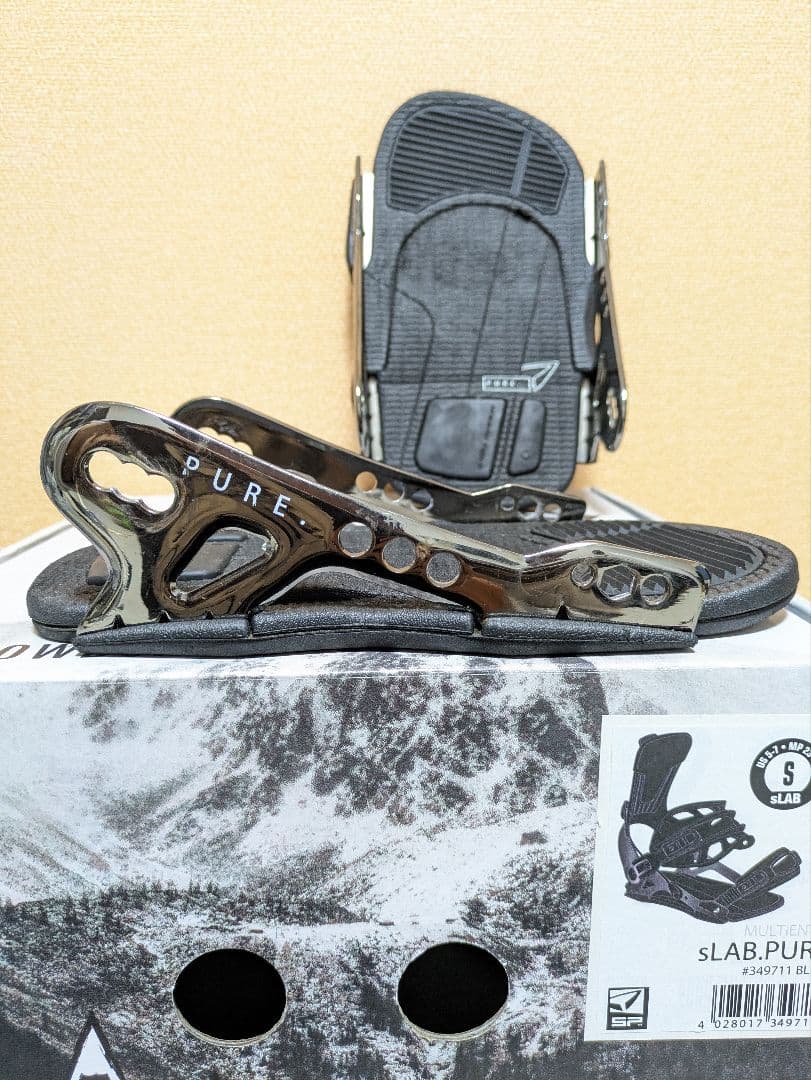 SP sLAB PURE 24-25 S ベースプレートとヒールカップ左右セット