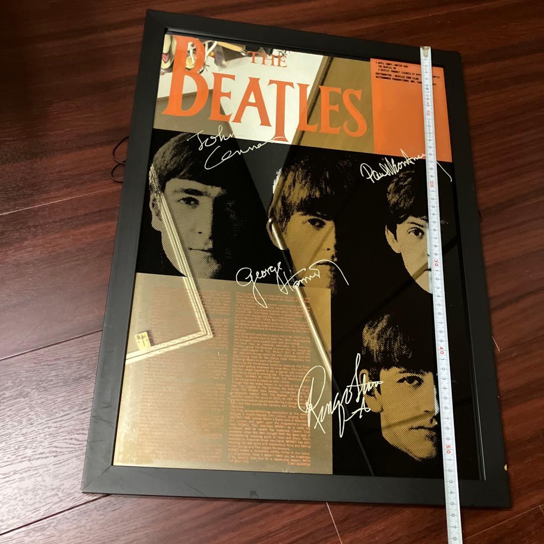 ビートルズ　Beatles パブミラー　鏡　インテリア　ディスプレイ　ビンテージ