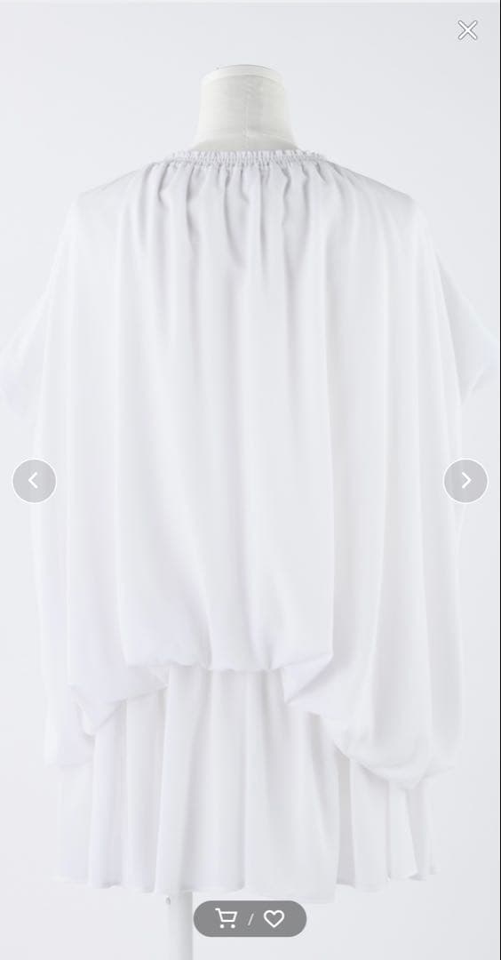 3.5万⭐️ENFOLD ウェーブシャーリングブラウス 美品　白