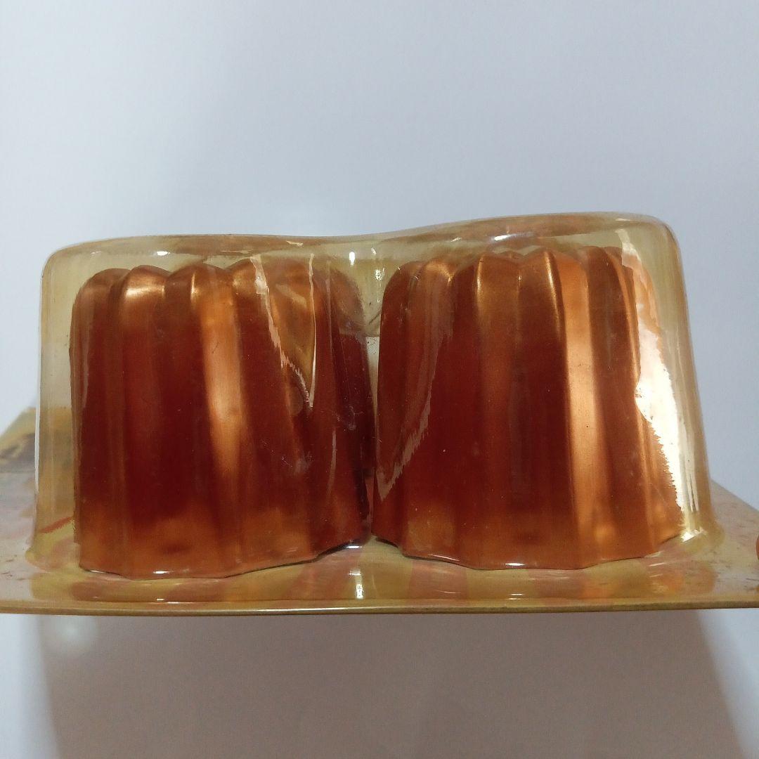 銅カヌレ型　お得な4個組× 2点セット　レシピ付き　フランス菓子　新品未開封品