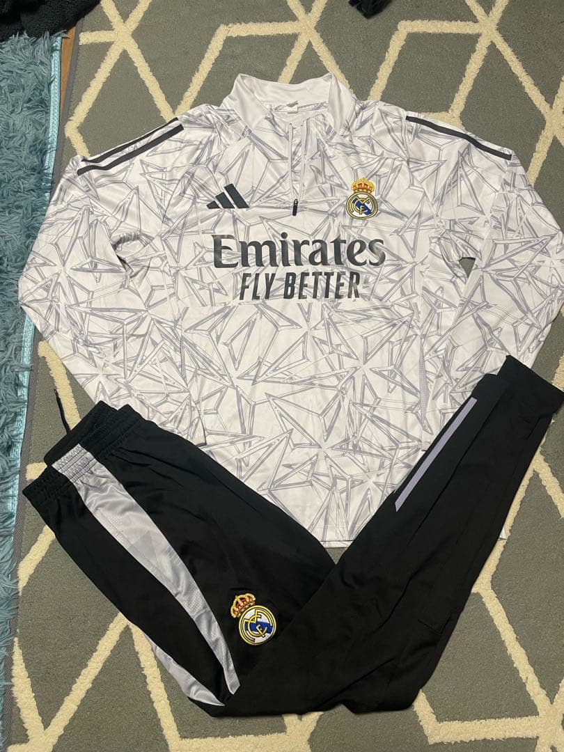 レアルマドリード ハーフジップ ドリルトップ トレーニングウェア