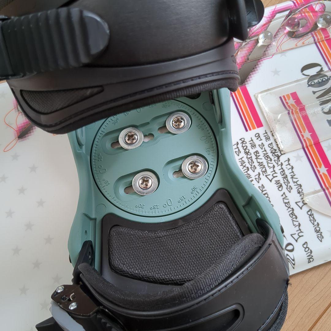 DIVISION ジュニアスノーボード板 ビンディング付き　118cm