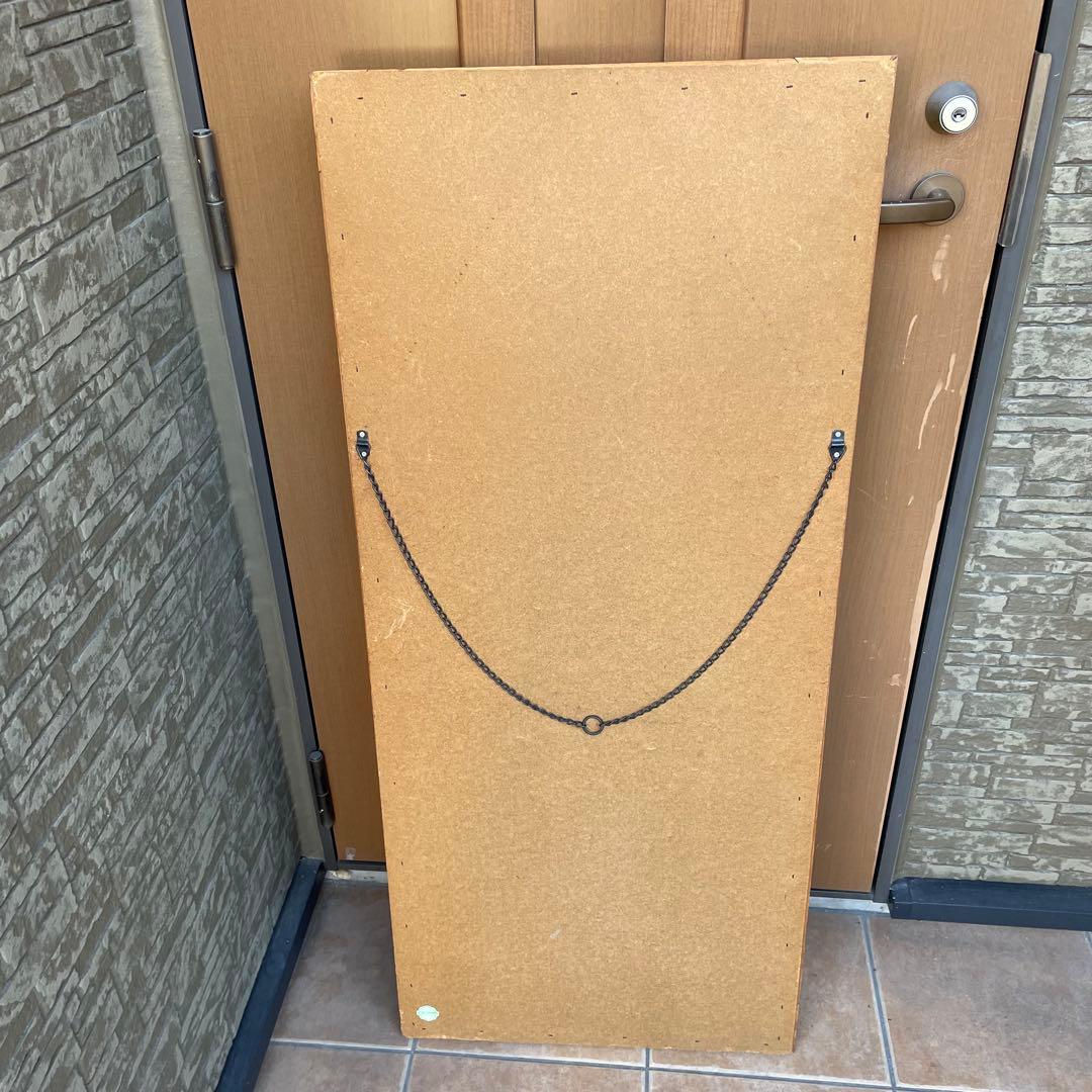 マホガニーフレーム 大型ウォールミラー アンティーク ヴィンテージ インテリア