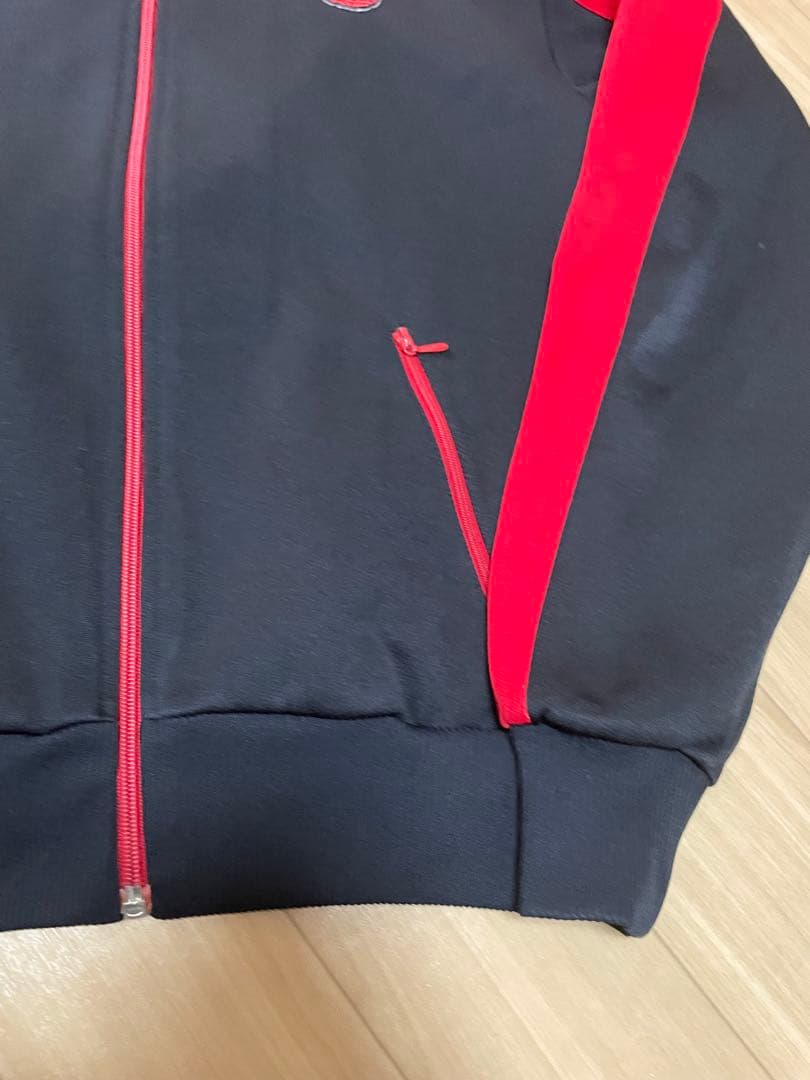 アディダス　adidas トラックジャケット　2号　デサント　西ドイツ　赤黒