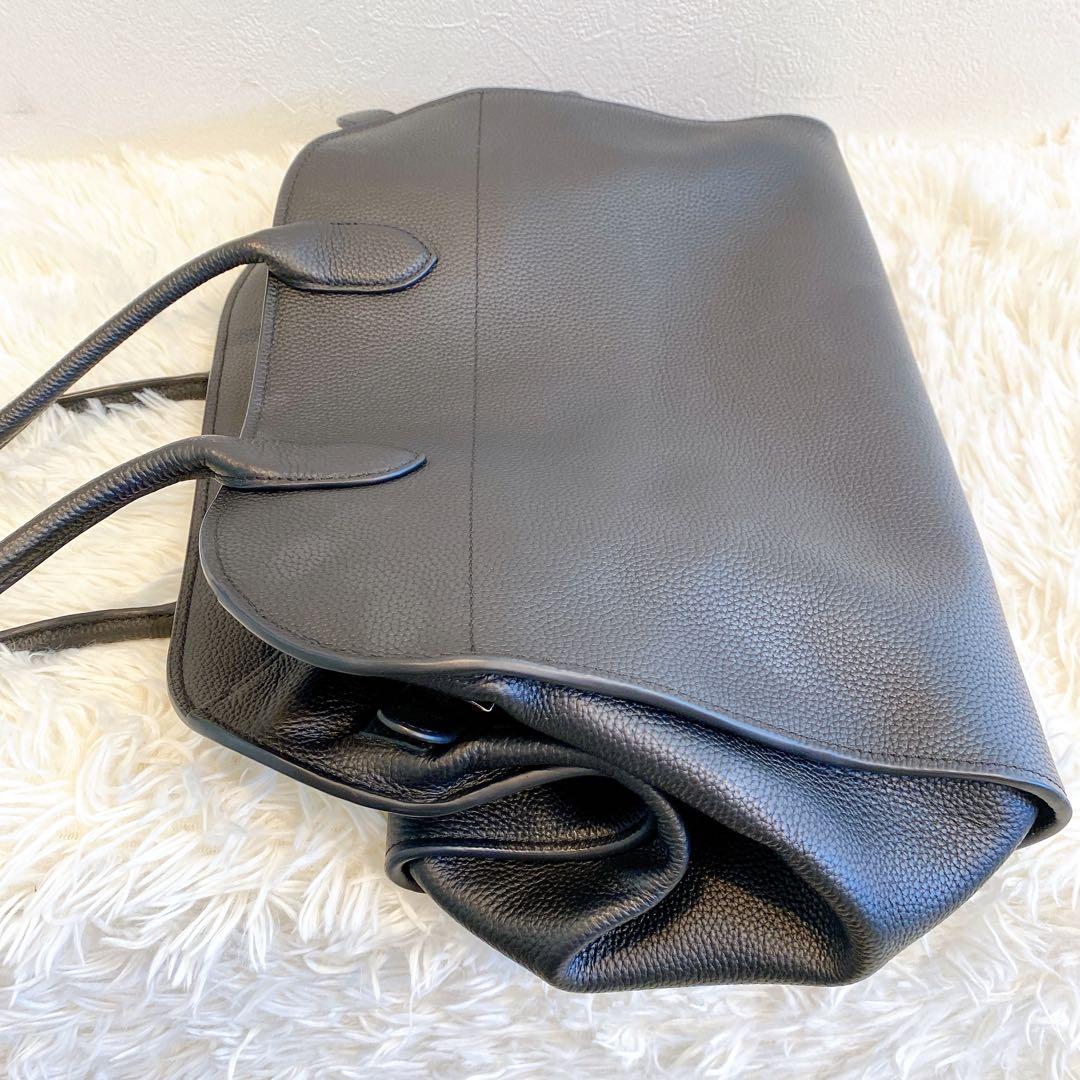 JISTORY ジストリー　サイドベルトボストンバッグ　レザー　本革　牛革　黒