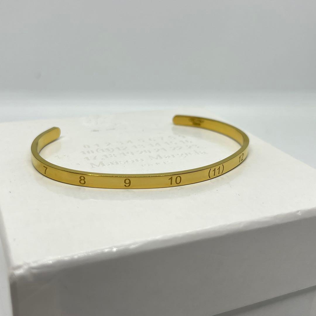 Maison Margiela メンズ ブレスレット ナンバー 11 ゴールド
