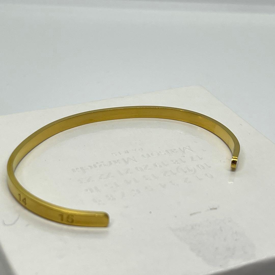 Maison Margiela メンズ ブレスレット ナンバー 11 ゴールド