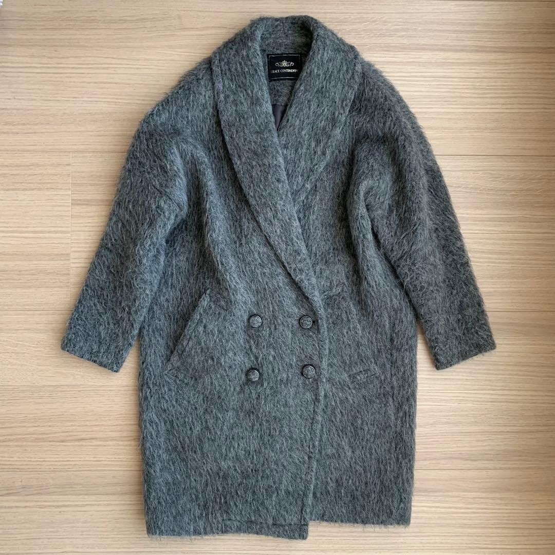グレースコンチネンタル　ロングコート　グレー　36