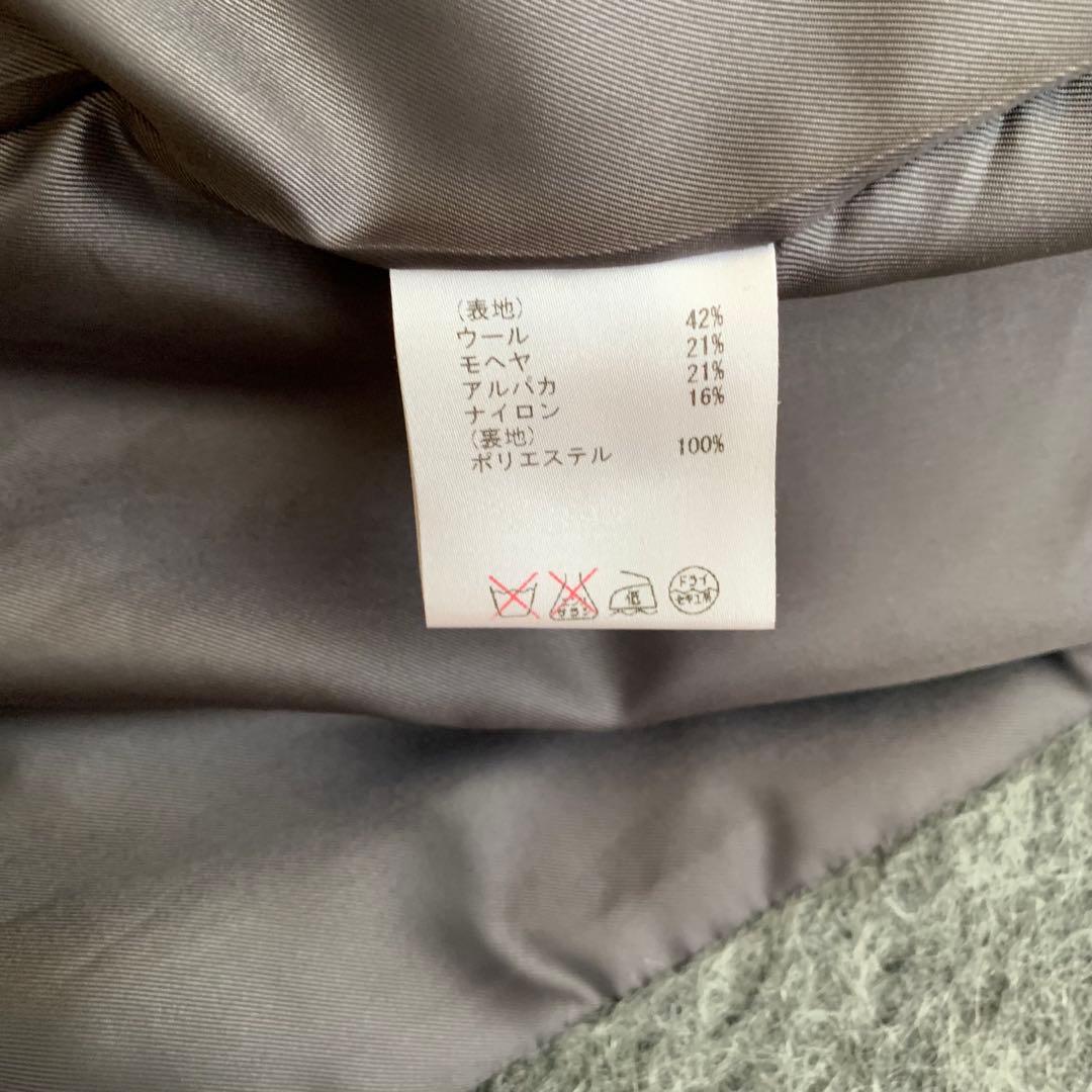 グレースコンチネンタル　ロングコート　グレー　36