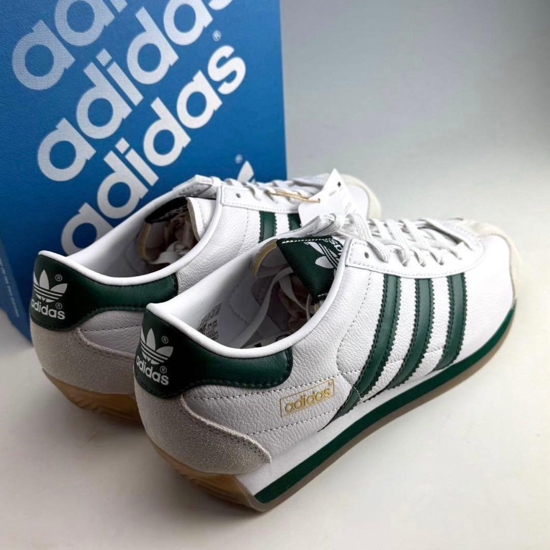 28cm アディダスオリジナルス カントリージャパン \"カレッジグリーン\"