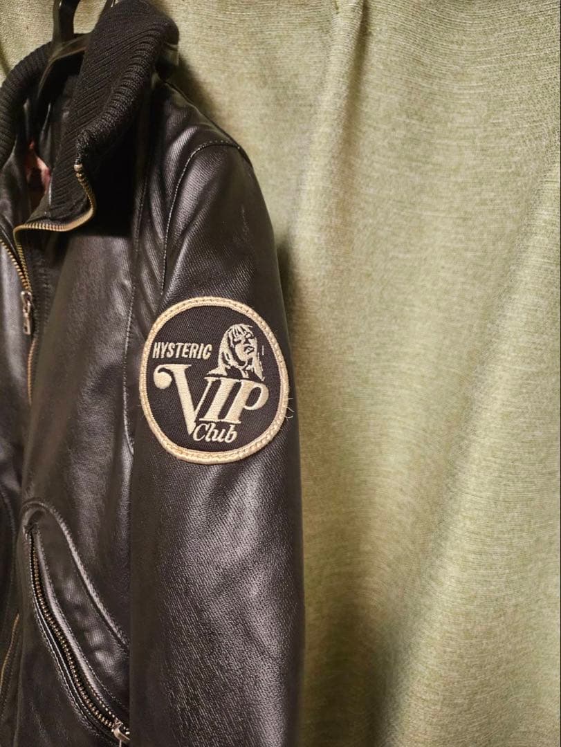 co25 HYSTERIC GLAMOUR レザージャケット レディースM相当